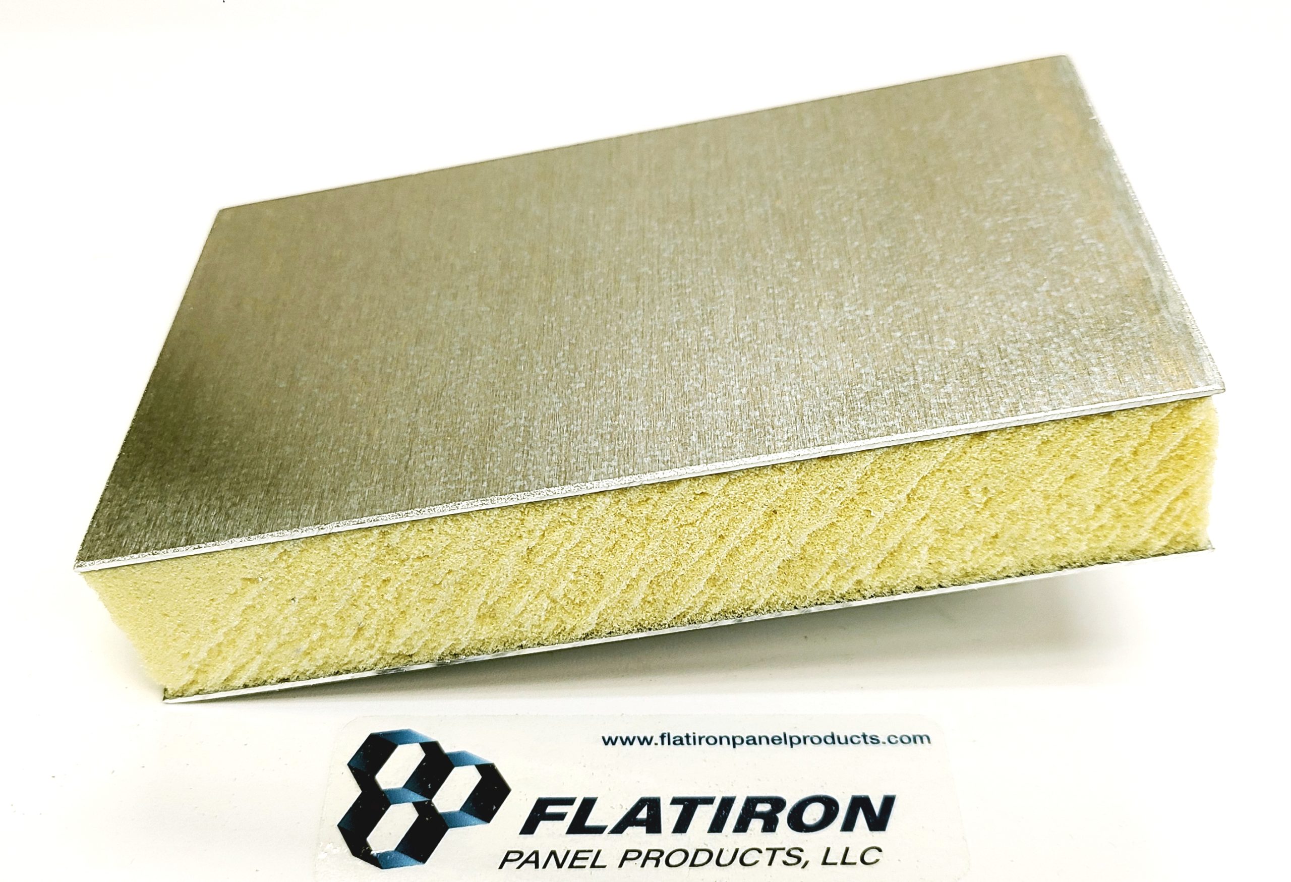 Aluminum Face Skins, Mill FInish / P400 Polyiso Foam Core Panel - 1.000"T x 48 Inch x 96 Inch